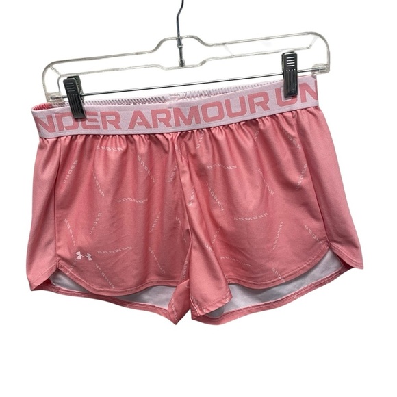 Under armour pink activewear shorts women’s medium loose fit - Picture 1 of 7